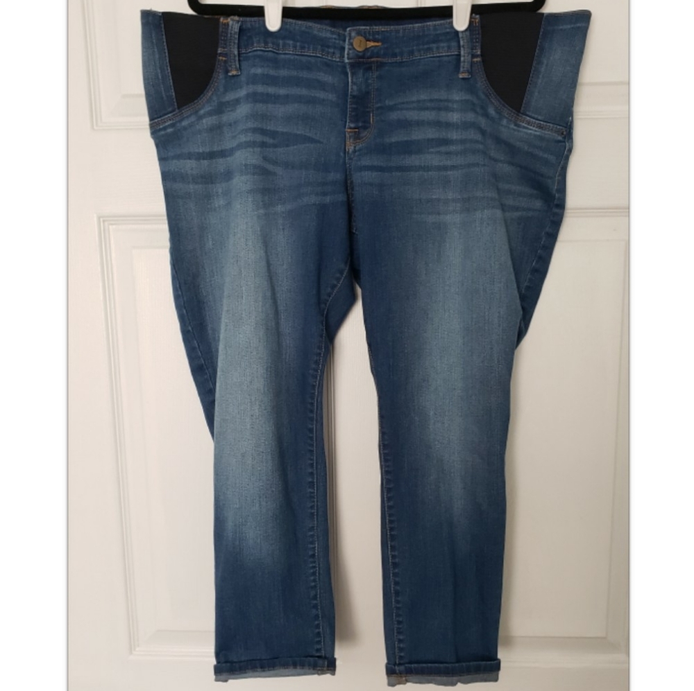 Isabel Maternity Skinny Crop Jeans
